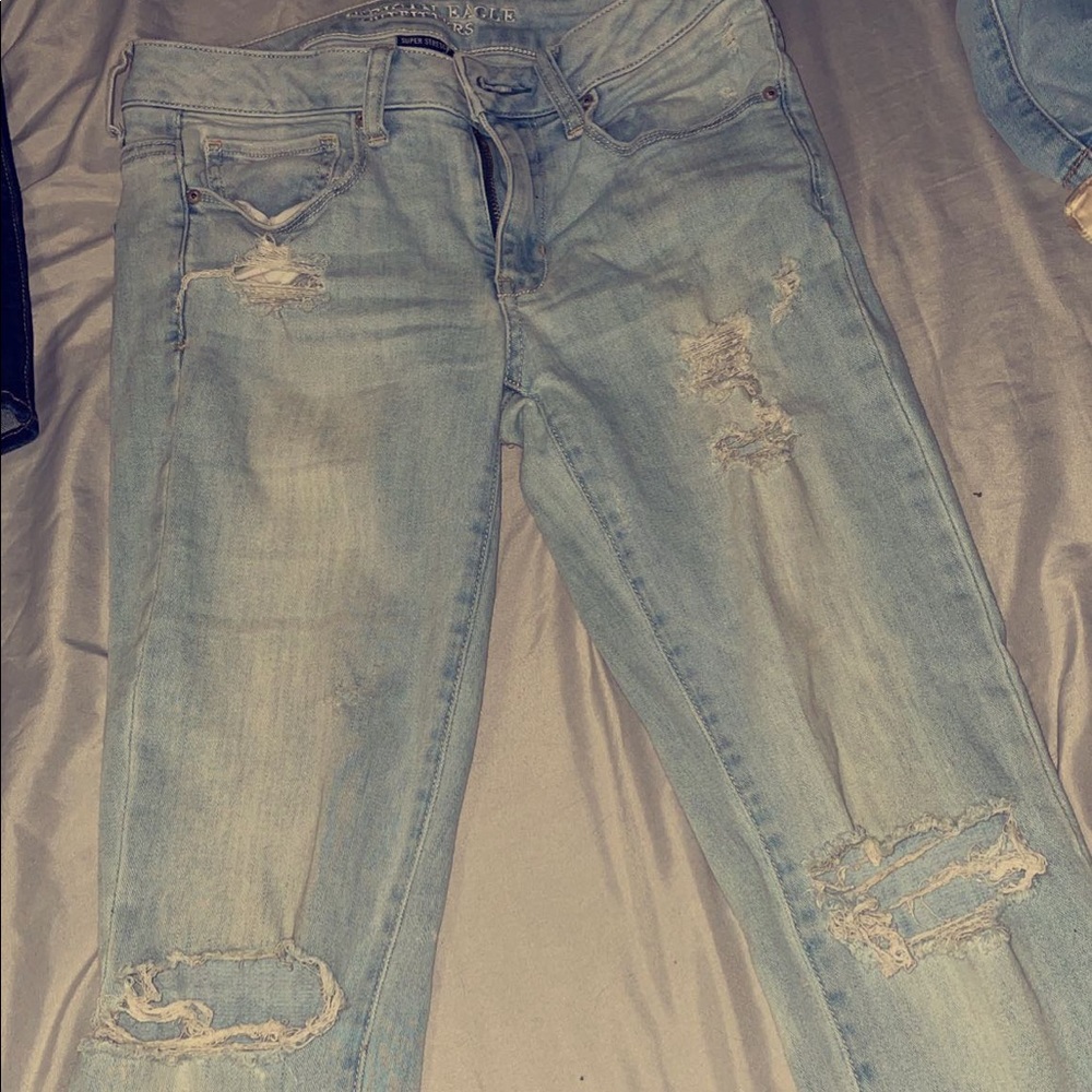 American Eagle Ripped Skinny Jeans